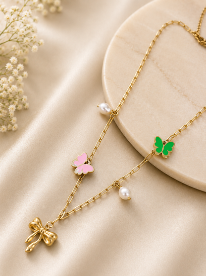 Butterfly Dreams Layered Necklace
