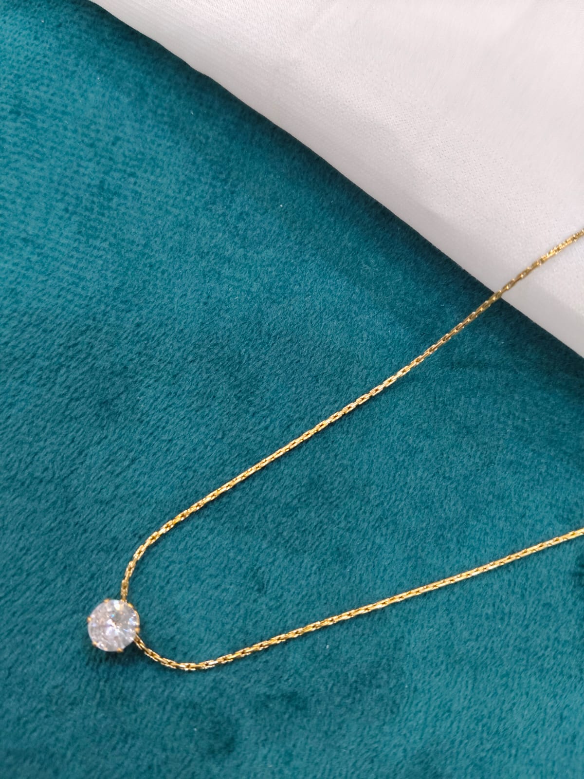 Modern Dainty Crescent Moon Pendant - Opal in Anti-Tarnish Rose Gold | Long-Lasting Gold Pendant