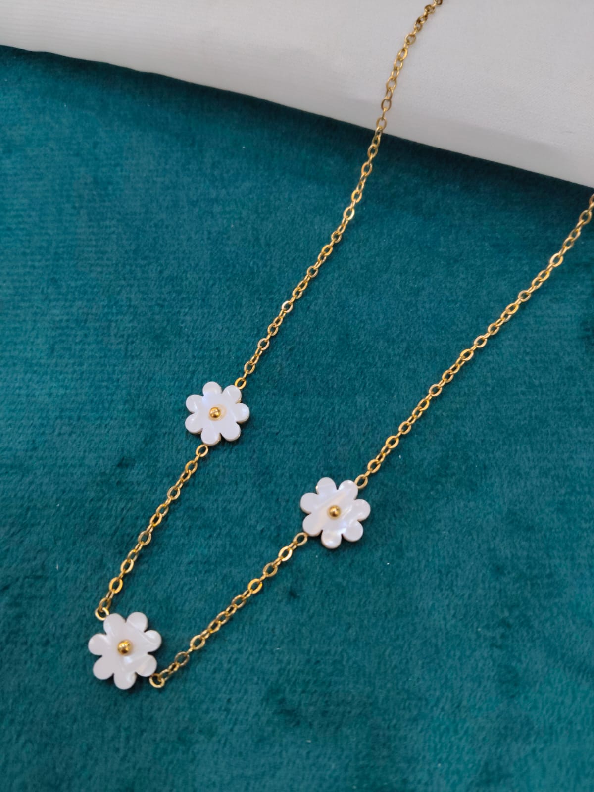 Elegant Halo Pendant - Ruby in Anti-Tarnish Yellow Gold | Waterproof Gold Jewelry