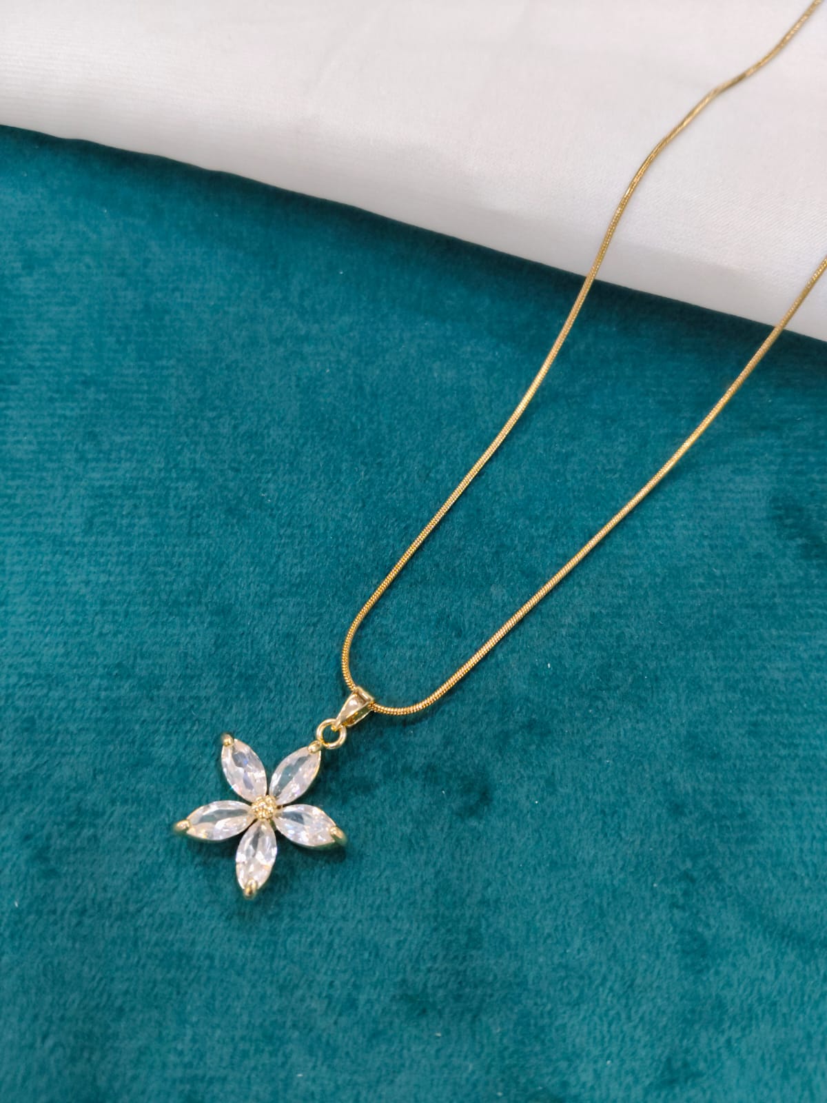 Classic Bar Pendant - Freshwater Pearl in Waterproof Premium Gold | Long-Lasting Gold Pendant