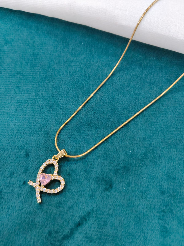 Minimalist Crescent Moon Pendant - Real Diamond in Anti-Tarnish Rose Gold | Long-Lasting Gold Pendant