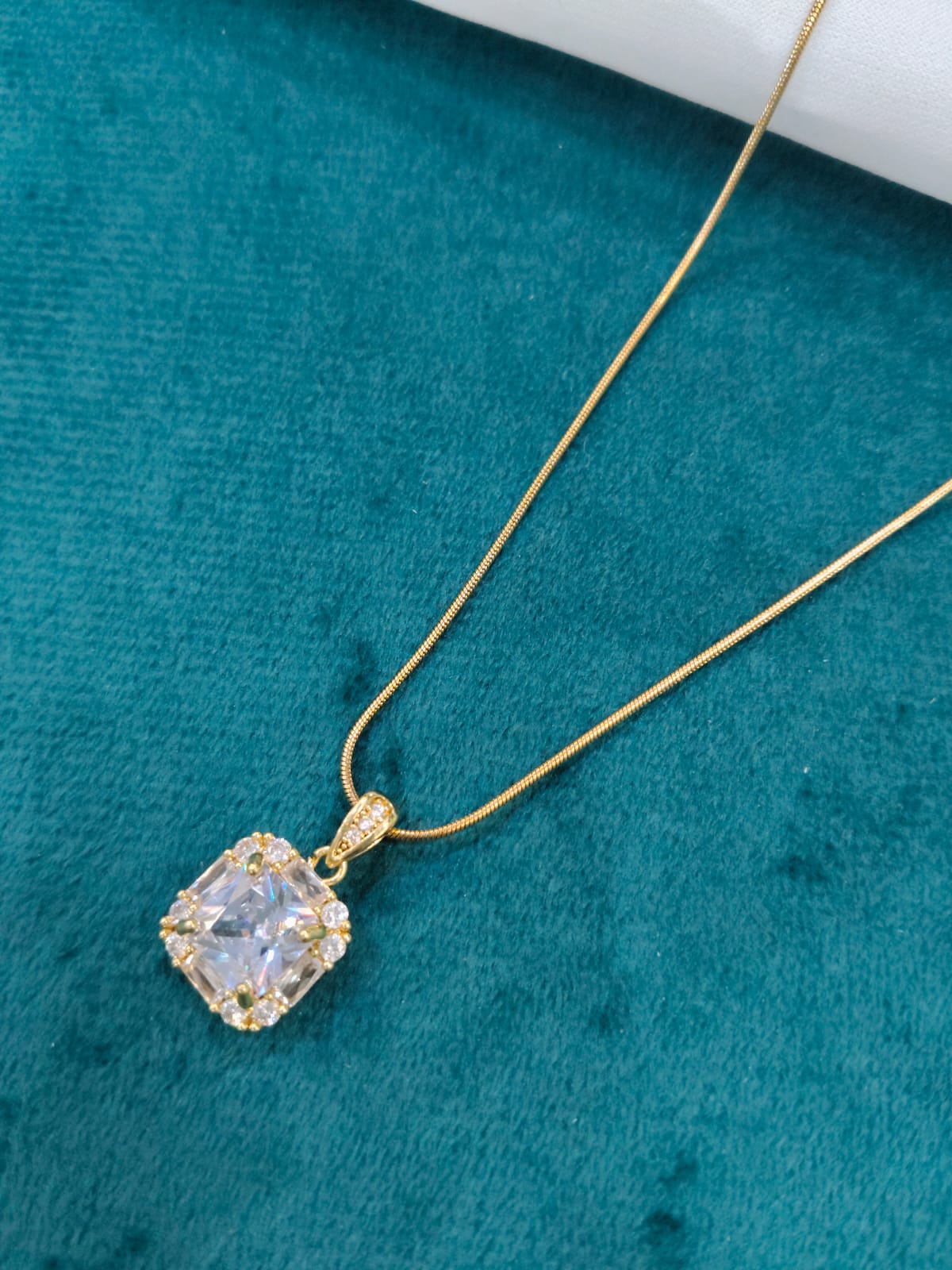 Vintage-Inspired Infinity Pendant - Morganite in Waterproof Premium Gold | Tarnish-Free Necklace