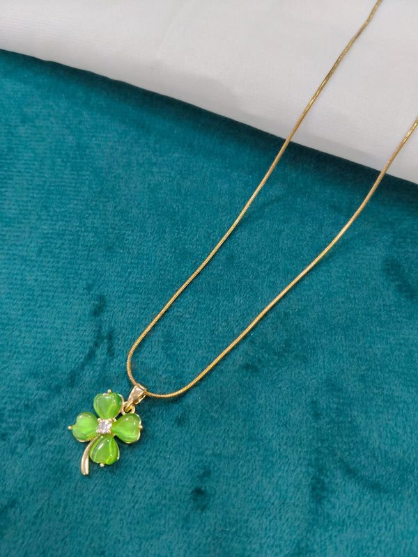 Minimalist Tree of Life Pendant - Diamond in Waterproof Premium Gold | Waterproof Gold Jewelry