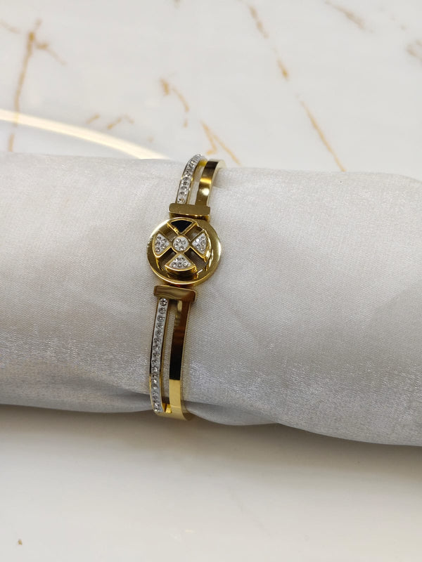 Statement Waterproof Copper Herringbone Bracelet