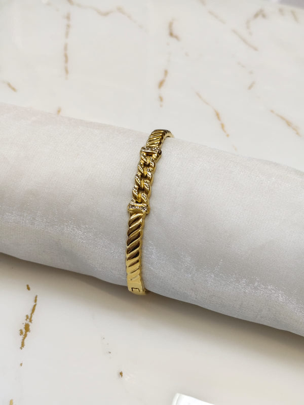 Delicate Non-Fading Sterling Silver Finish Wrap Bracelet