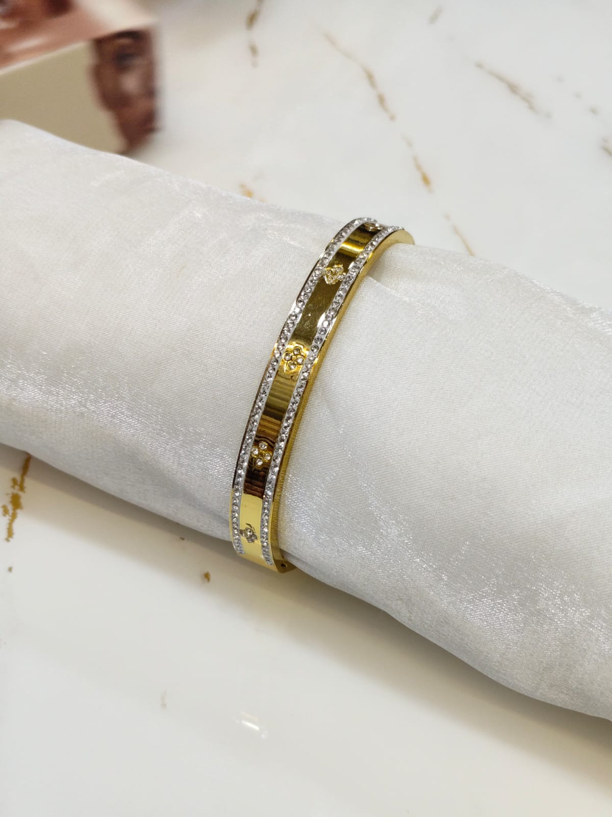 Boho Tarnish-Free Platinum-Plated Rope Bracelet