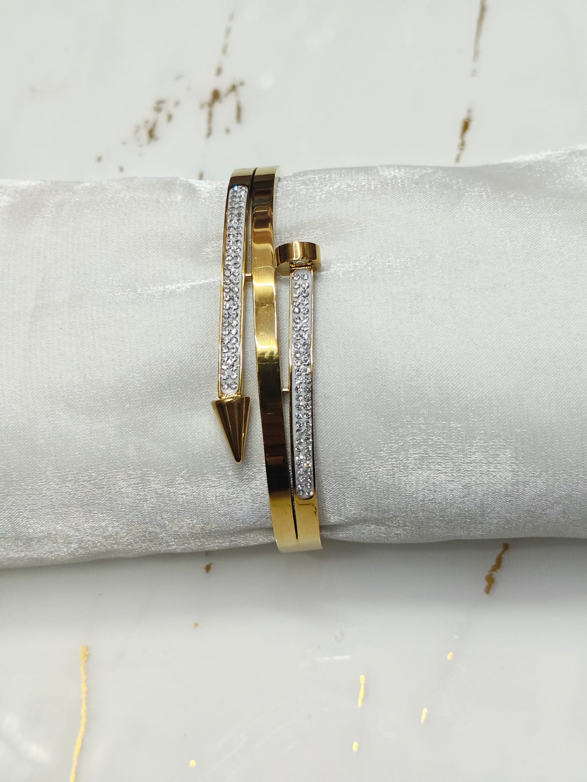 Sleek Tarnish-Free Titanium Charm Bracelet