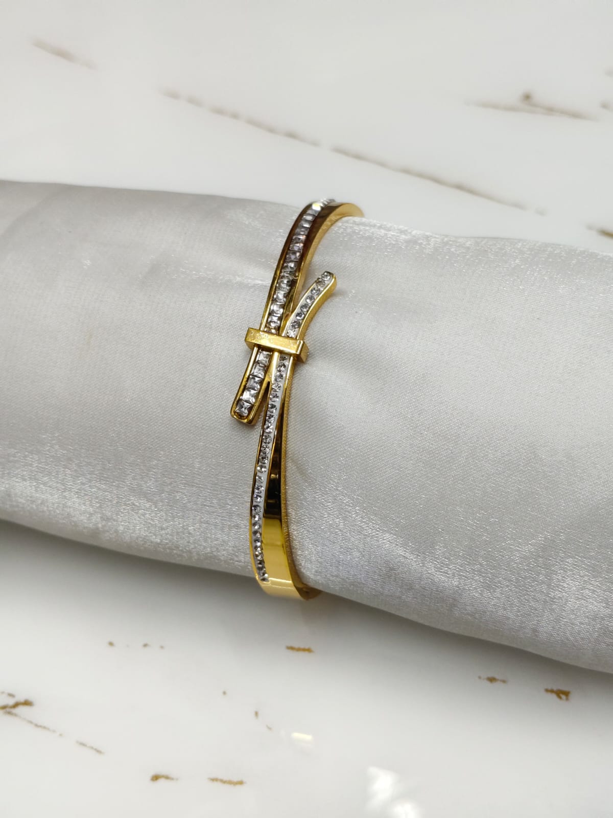 Petite Rustproof Brass Wrap Bracelet