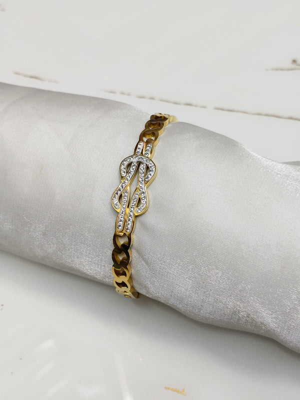 Dainty Tarnish-Free Stainless Steel Link Bracelet