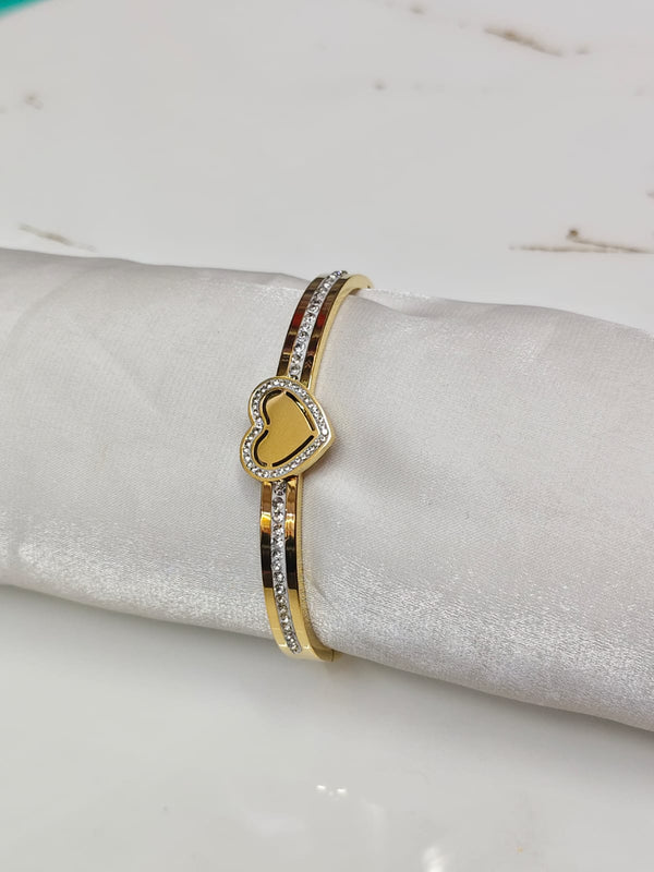 Vintage Heart stone Tennis Bracelet