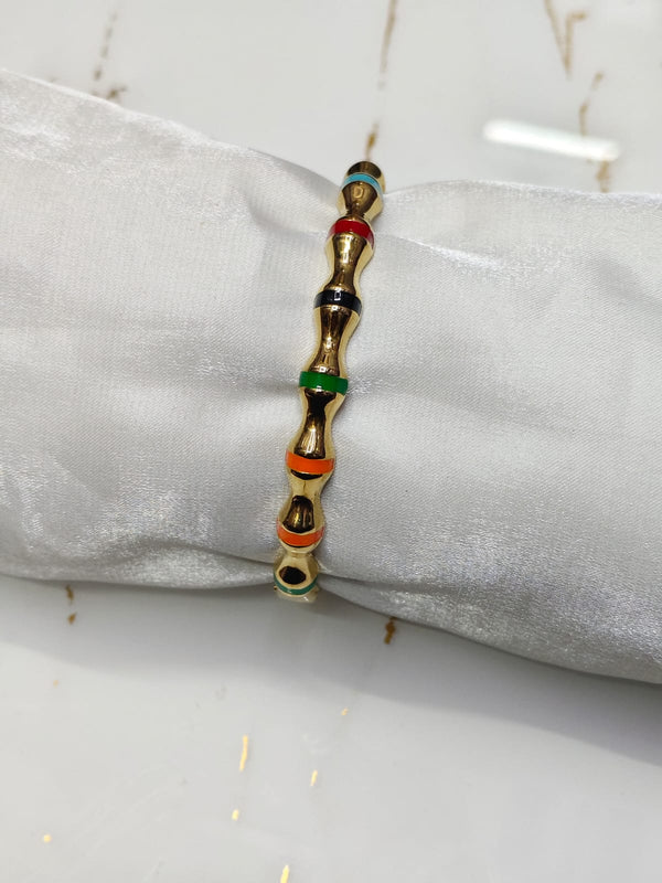 Radiant multi color Bangle Bracelet