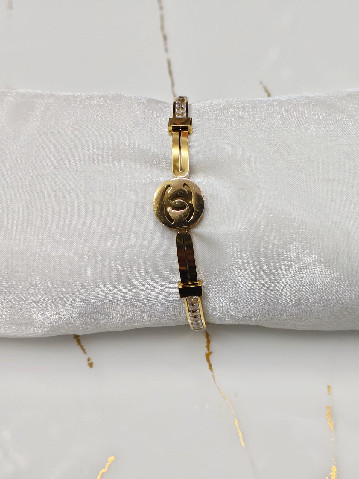 Statement Non-Fading Copper Figaro Bracelet