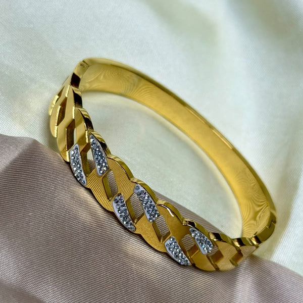 High-Shine Smooth Edge Toddler Kada Bangle