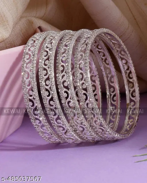 Silver Bangles set for women