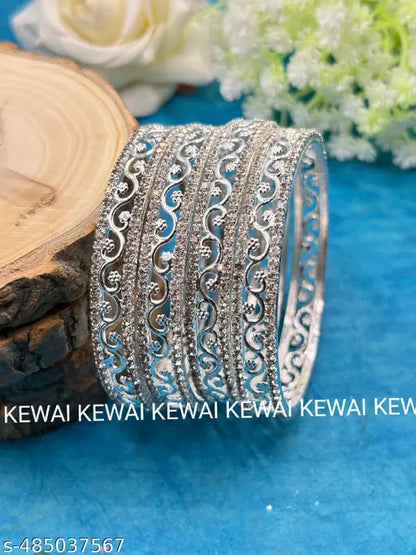 Silver Bangles set for women