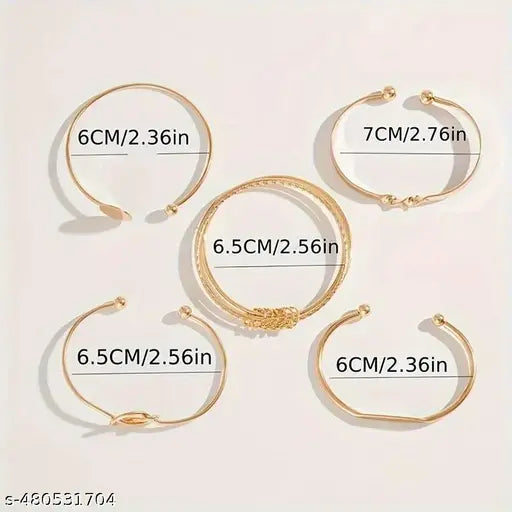 Birthday Gift For Sister Design  Bracelet For Women Twisted Gold-Plated Light Luxury Opening Bangle